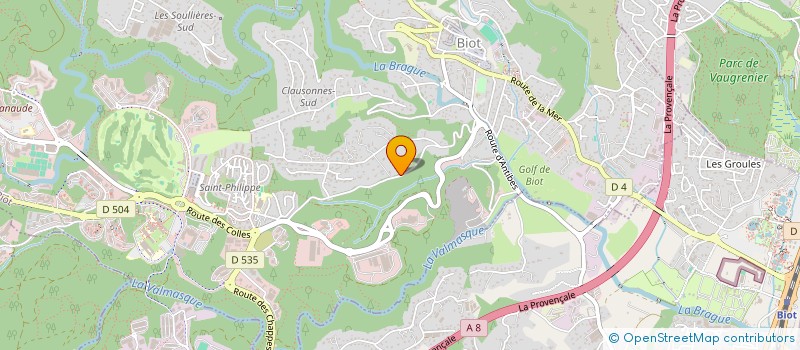 localisation de l'entreprise LEA  BIOT