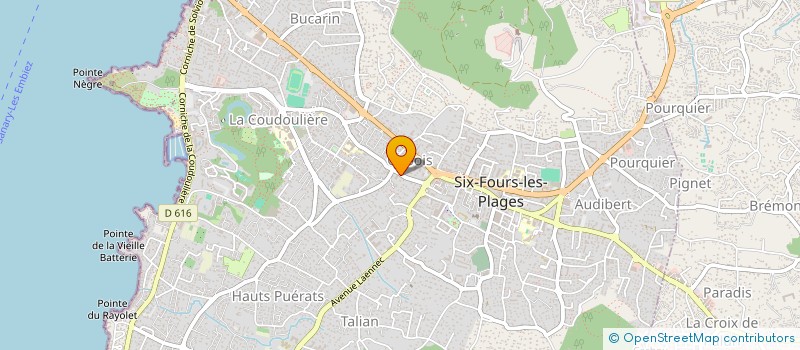 localisation de l'entreprise LEA à SIX-FOURS-LES-PLAGES