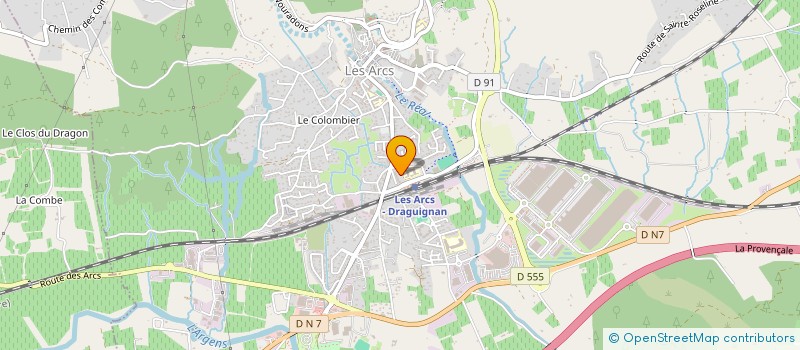 localisation de l'entreprise LEA à LES ARCS