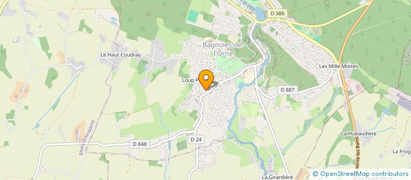 localisation de l'entreprise LEA à BAGNOLES-DE-L'ORNE-NORMANDIE