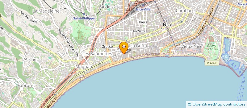 localisation de l'entreprise LEA à NICE