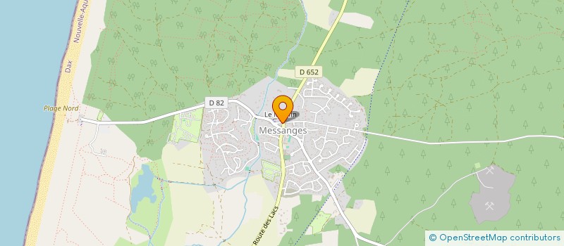localisation de l'entreprise LEA à MESSANGES