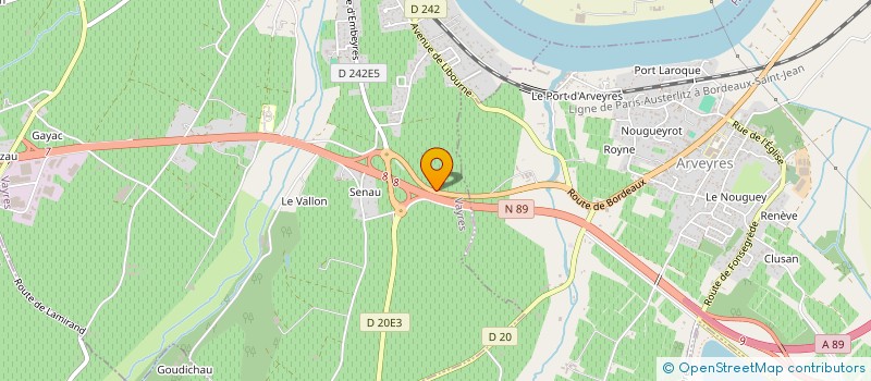 localisation de l'entreprise LEA  VAYRES