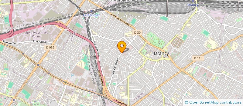 localisation de l'entreprise LEA à DRANCY