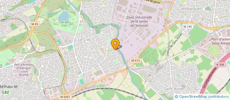 localisation de l'entreprise LEA  LE CRES