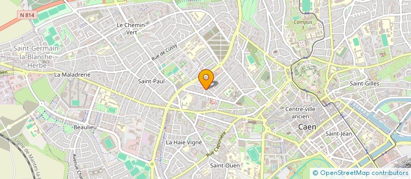 localisation de l'entreprise LEA à CAEN