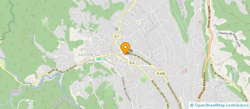 localisation de l'entreprise LEA  LA COLLE SUR LOUP