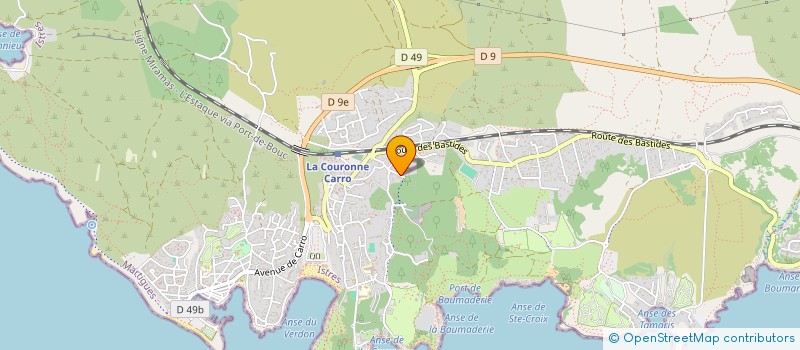 localisation de l'entreprise LEA  MARTIGUES