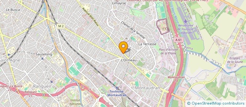 localisation de l'entreprise LEA  TOULOUSE