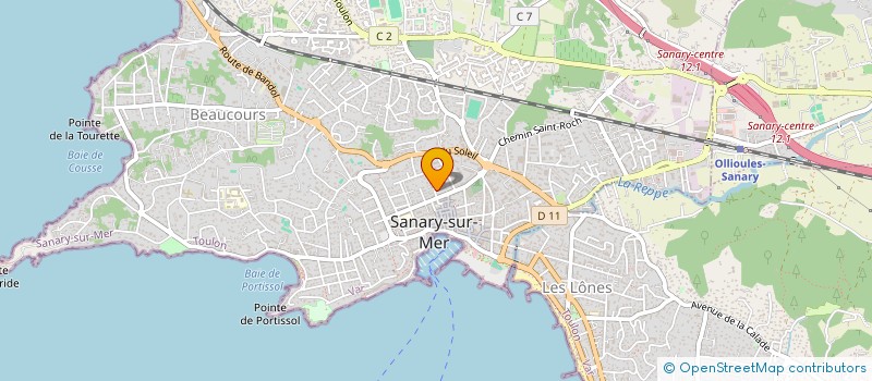 localisation de l'entreprise LEA à SANARY-SUR-MER