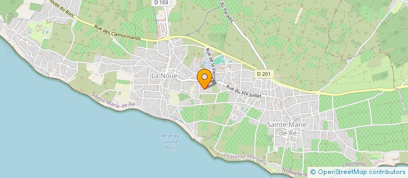 localisation de l'entreprise LEA  SAINTE-MARIE-DE-RE