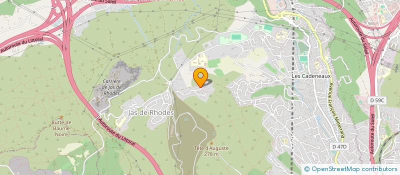 localisation de l'entreprise LEA BALDACINNI à LES PENNES-MIRABEAU
