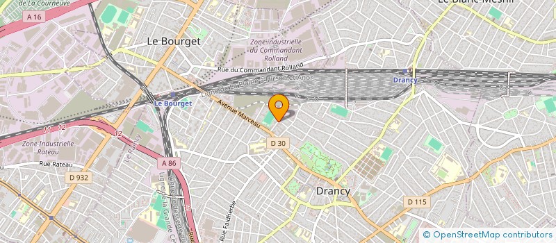 localisation de l'entreprise LEA BAT à DRANCY