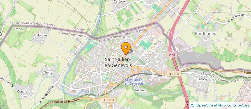 localisation de l'entreprise LEA BEAUTE à SAINT-JULIEN-EN-GENEVOIS