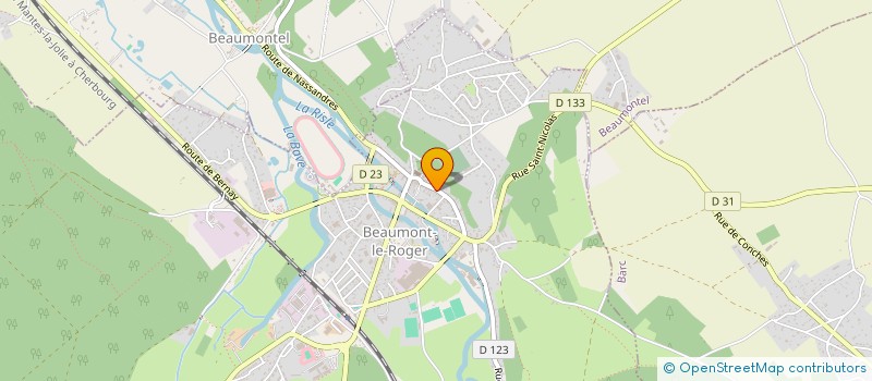 localisation de l'entreprise LEA BEAUTE  BEAUMONT-LE-ROGER