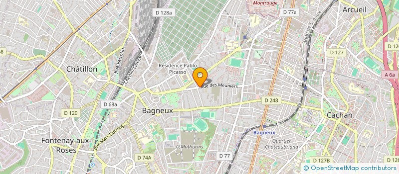 localisation de l'entreprise LEA BROWS à BAGNEUX