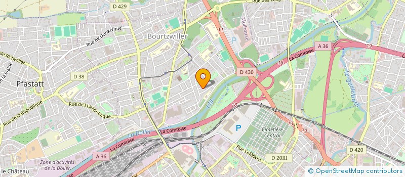 localisation de l'entreprise LEA CAKESDESIGN  MULHOUSE