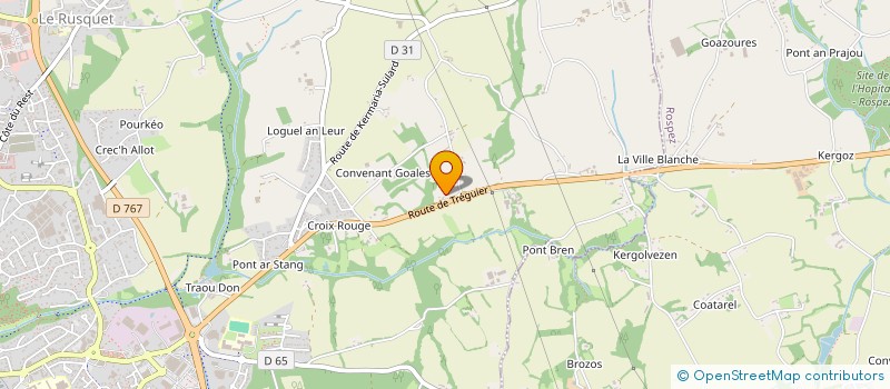 localisation de l'entreprise LEA CHOQUER  LANNION