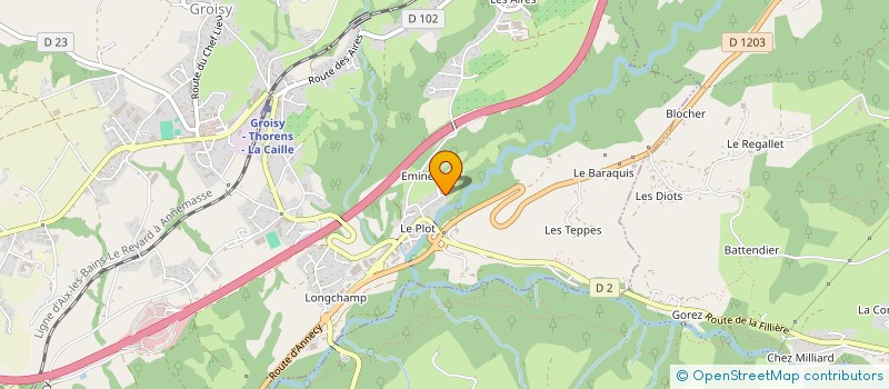 localisation de l'entreprise LEA CONSEIL ANNECY à GROISY