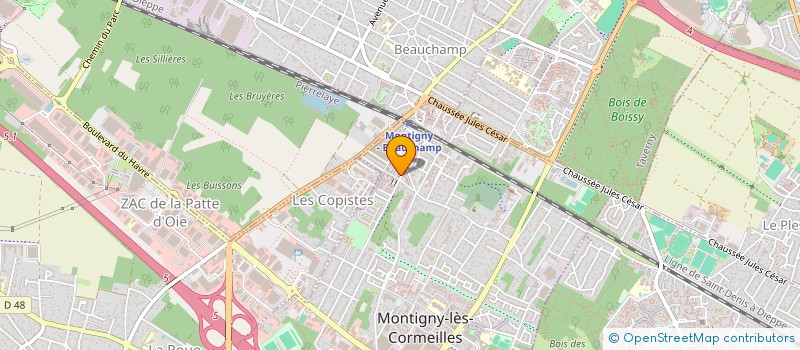 localisation de l'entreprise LEA DECOR  MONTIGNY-LES-CORMEILLES