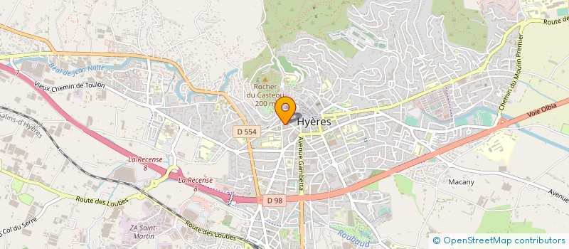 localisation de l'entreprise LEA DECORATION  HYERES