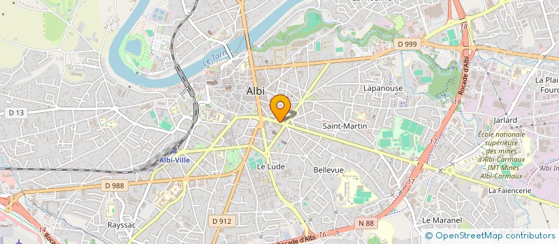 localisation de l'entreprise LEA DIET à ALBI