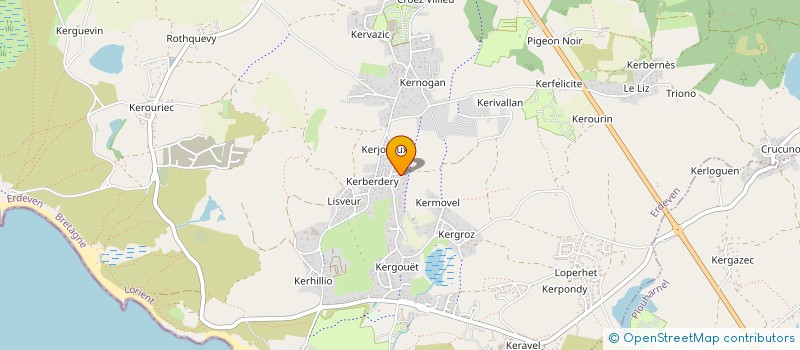 localisation de l'entreprise LEA DIGITAL CONSULTING  ERDEVEN