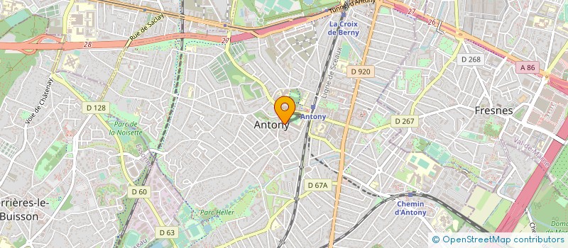 localisation de l'entreprise LEA ET EDEN DIFFUSION à ANTONY