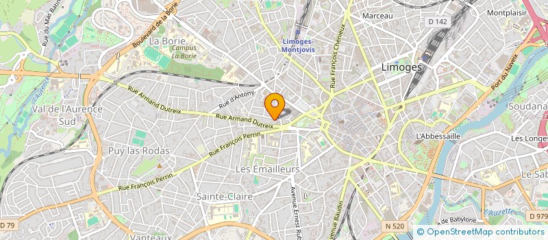 localisation de l'entreprise LEA FUTURE à LIMOGES