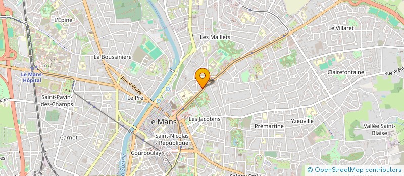 localisation de l'entreprise LEA GARDE D'ENFANTS LE MANS à LE MANS