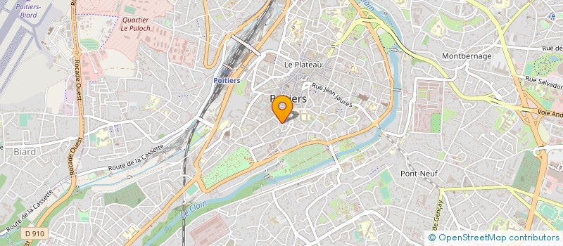 localisation de l'entreprise LEA GARDE D'ENFANTS - POITIERS à POITIERS