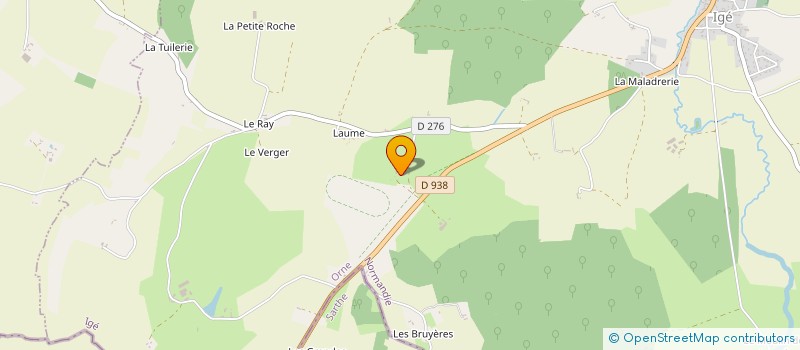 localisation de l'entreprise LEA HARAS DE LIANGER à IGE
