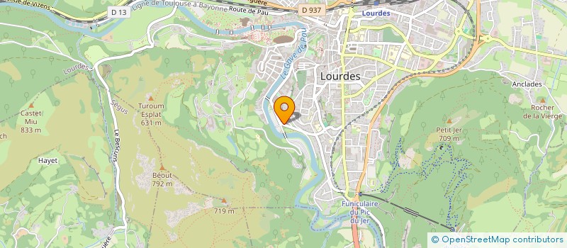 localisation de l'entreprise LEA LILI MARIE IMMO  LOURDES