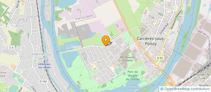 localisation de l'entreprise LEA LINGERIE  CARRIERES-SOUS-POISSY