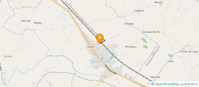 localisation de l'entreprise LEA & LOUIS  FAUGUEROLLES