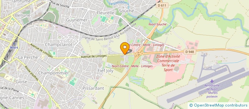 localisation de l'entreprise LEA M COLLECTIVITES à NIORT