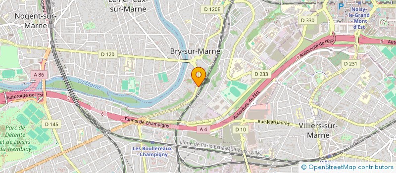 localisation de l'entreprise LEA MARIE  BRY-SUR-MARNE