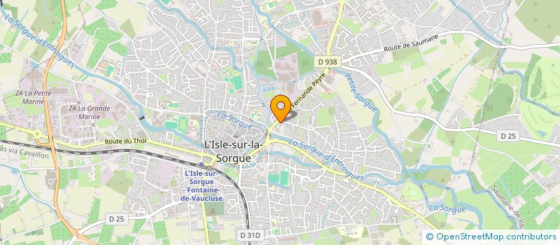 localisation de l'entreprise LEA MILLE DOMAINE DE FONTCHENE  L'ISLE-SUR-LA-SORGUE