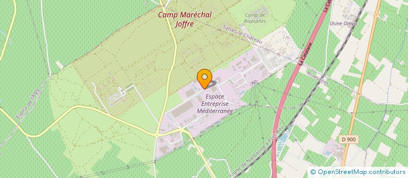 localisation de l'entreprise LEA MULTIMODAL  RIVESALTES