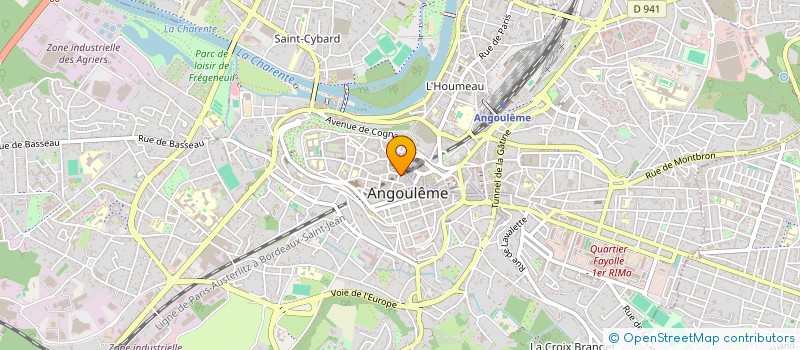 localisation de l'entreprise LEA-NATHALIA à ANGOULEME