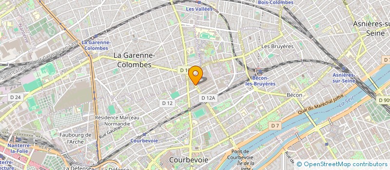 localisation de l'entreprise LEA NETWORKS à COURBEVOIE
