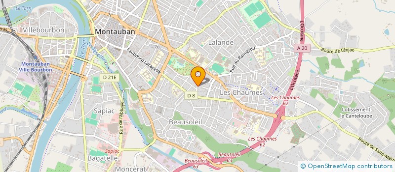 localisation de l'entreprise LEA NINON 2  MONTAUBAN