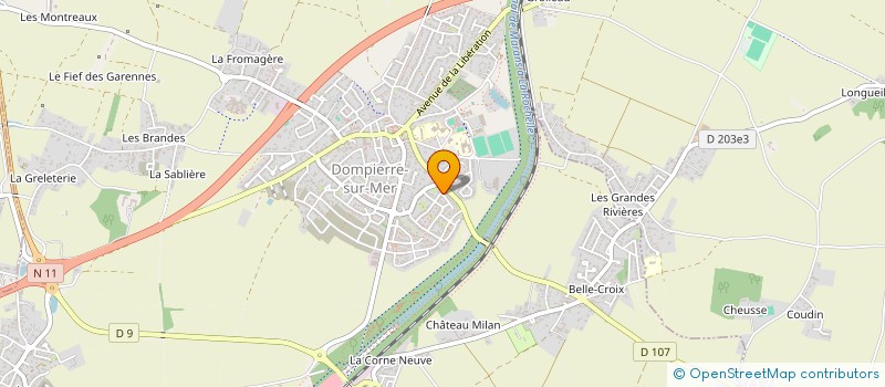 localisation de l'entreprise LEA'S  DOMPIERRE-SUR-MER