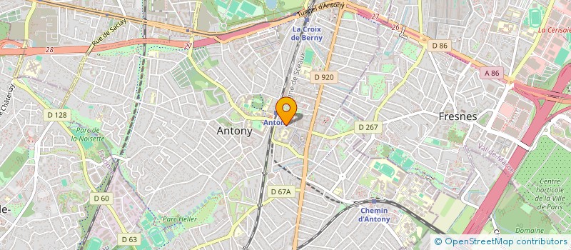 localisation de l'entreprise LEA SARL à ANTONY