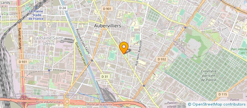 localisation de l'entreprise LEA SARL à AUBERVILLIERS