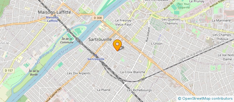 localisation de l'entreprise LEA SIBER  SARTROUVILLE