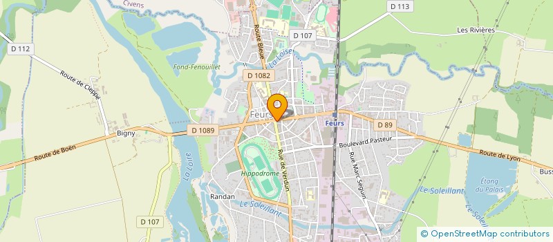 localisation de l'entreprise LEA SUSHI  FEURS