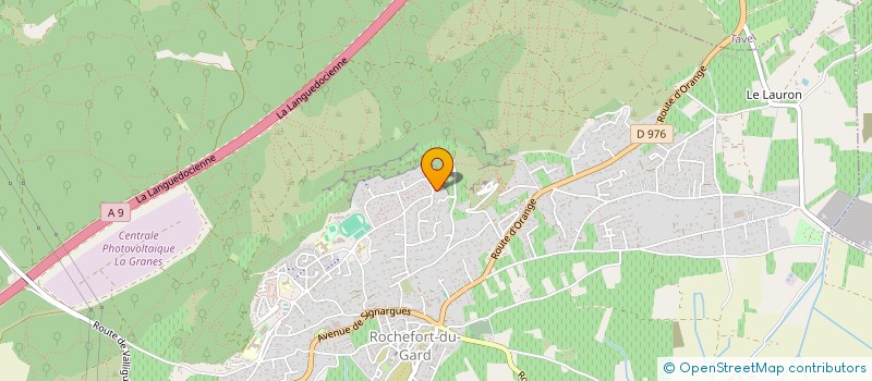 localisation de l'entreprise LEA TP  ROCHEFORT-DU-GARD