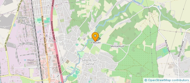 localisation de l'entreprise LEA TRALALA PRESTA  SALAISE-SUR-SANNE