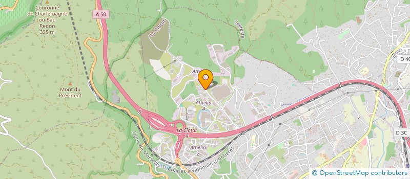 localisation de l'entreprise LEA83  LA CIOTAT